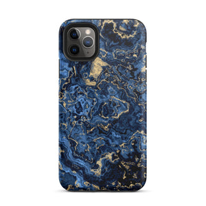 Deep Blue Marble iPhone Case - KBB Exclusive Knitted Belle Boutique iPhone 11 Pro Max 