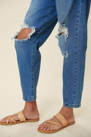 Distressed Slouchy Jean Vibrant M.i.U 