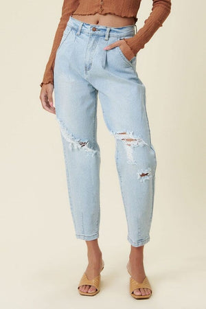 Distressed Slouchy Vibrant M.i.U 