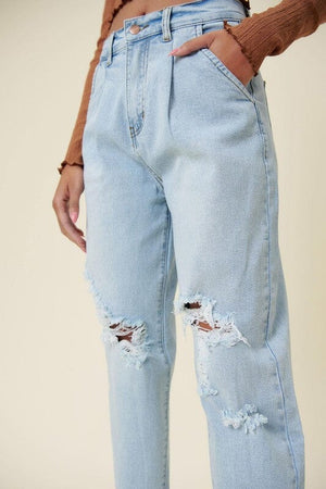 Distressed Slouchy Vibrant M.i.U 