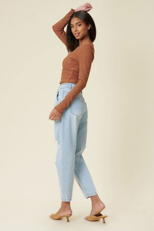 Distressed Slouchy Vibrant M.i.U 