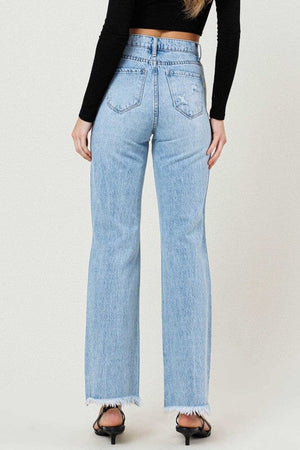 Distressed Wide Leg Vibrant M.i.U 