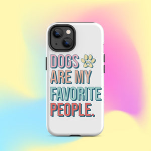 Dogs Are My Favorite People iPhone Case - KBB Exclusive Knitted Belle Boutique iPhone 14 