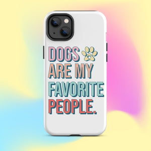 Dogs Are My Favorite People iPhone Case - KBB Exclusive Knitted Belle Boutique iPhone 14 Plus 
