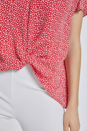 Dolman short sleeve V neck top Miley + Molly 