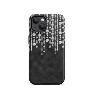 Dripping Diamonds iPhone Case - KBB Exclusive Knitted Belle Boutique iPhone 14 