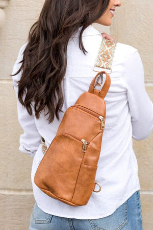 Evie Everyday Sling Bag Aili's Corner Cognac OneSize 