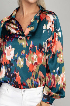 Floral Blouse Nuvi Apparel 