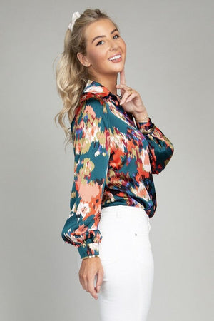 Floral Blouse Nuvi Apparel 