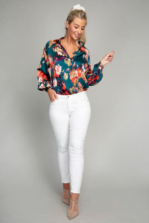 Floral Blouse Nuvi Apparel 