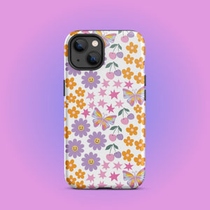 Floral Butterflies iPhone Case - KBB Exclusive Knitted Belle Boutique iPhone 13 