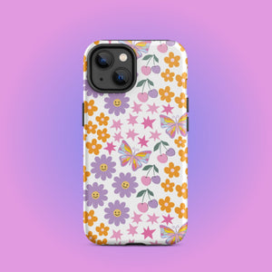 Floral Butterflies iPhone Case - KBB Exclusive Knitted Belle Boutique iPhone 14 