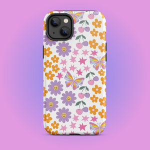 Floral Butterflies iPhone Case - KBB Exclusive Knitted Belle Boutique iPhone 14 Plus 