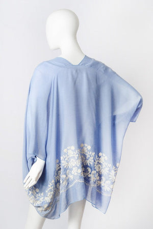 Floral Embroidered Stitch Kimono Leto Accessories 