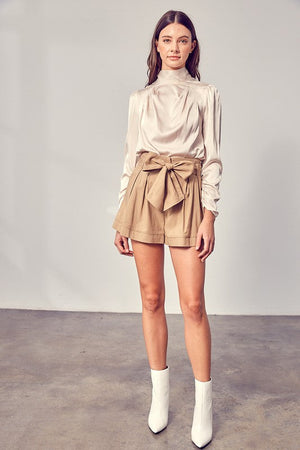 FRONT SELF TIE SHORTS Do + Be Collection 