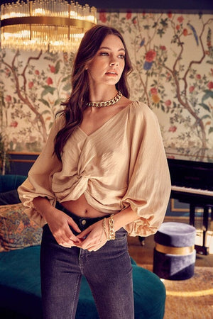 FRONT TWIST DETAIL TOP Do + Be Collection 