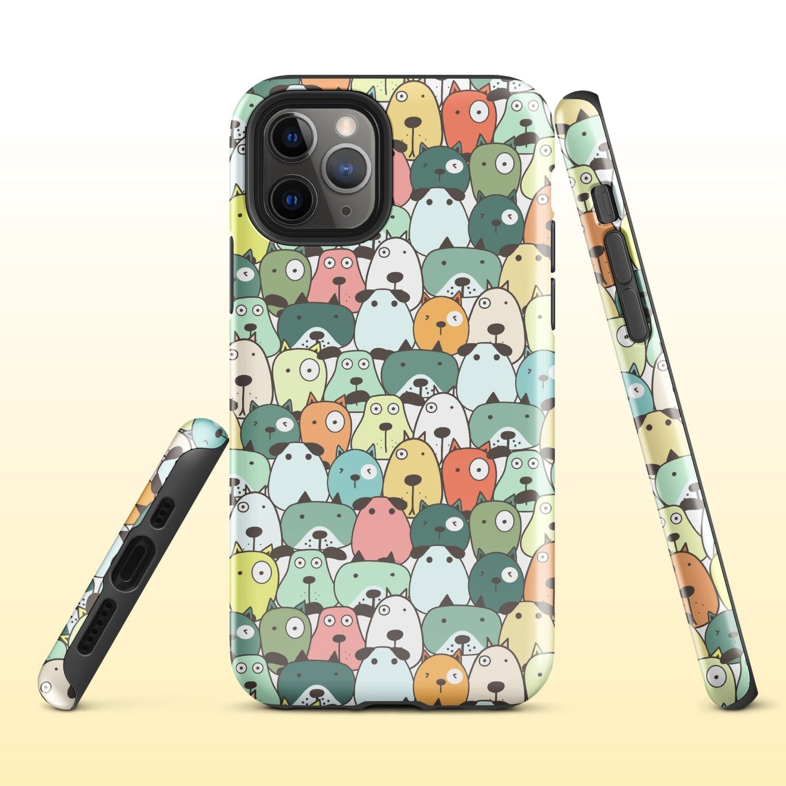 Green Dog Pile Tough Case for iPhone® Knitted Belle Boutique iPhone 11 