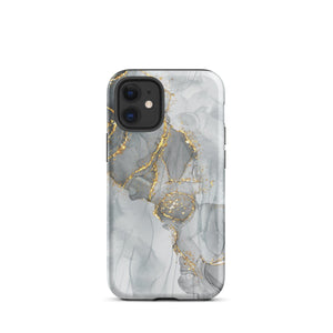 Grey Marble iPhone Case - KBB Exclusive Knitted Belle Boutique iPhone 12 mini 