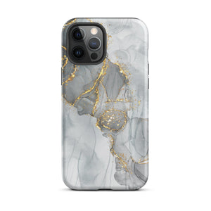 Grey Marble iPhone Case - KBB Exclusive Knitted Belle Boutique iPhone 12 Pro Max 