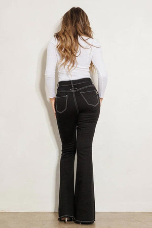 HIGH RISE FLARE JEANS Vibrant M.i.U 