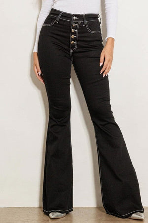 HIGH RISE FLARE JEANS Vibrant M.i.U 