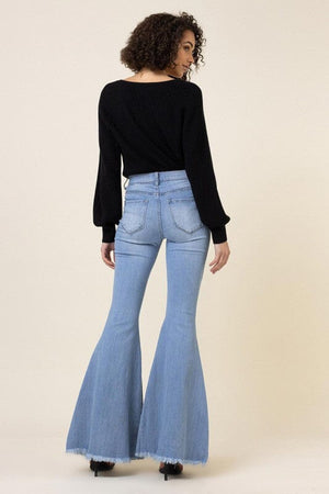 High Waisted Flare Jeans Vibrant M.i.U 