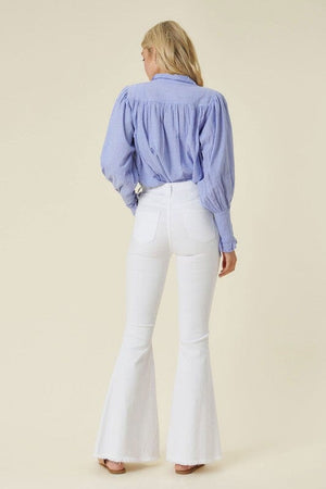 High Waisted Flare Jeans Vibrant M.i.U 