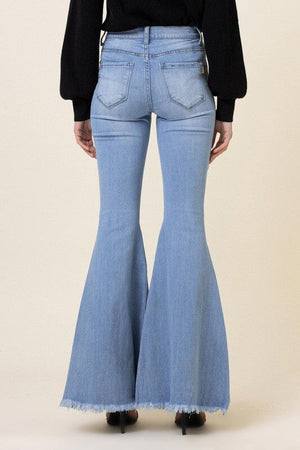 High Waisted Flare Jeans Vibrant M.i.U 