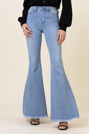 High Waisted Flare Jeans Vibrant M.i.U 