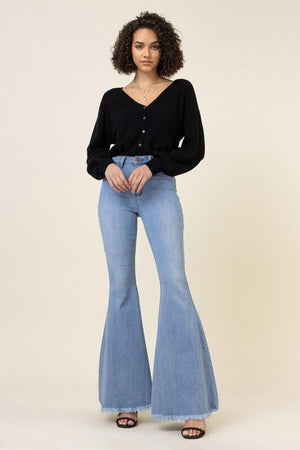 High Waisted Flare Jeans Vibrant M.i.U 