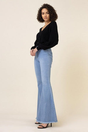 High Waisted Flare Jeans Vibrant M.i.U 