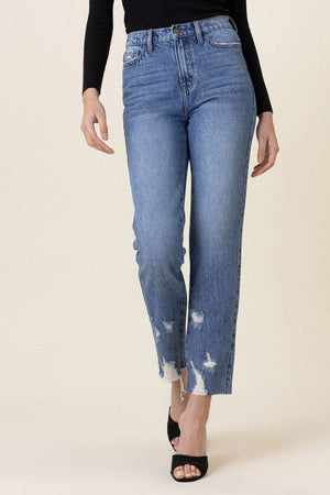 High Waisted Straight Leg Jean Vibrant M.i.U 