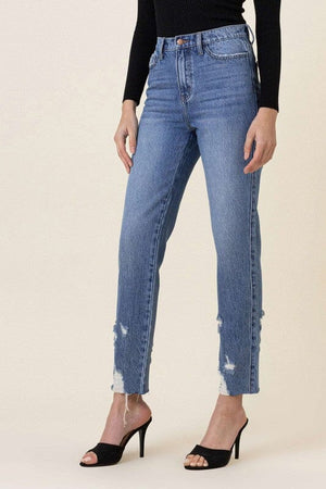 High Waisted Straight Leg Jean Vibrant M.i.U 