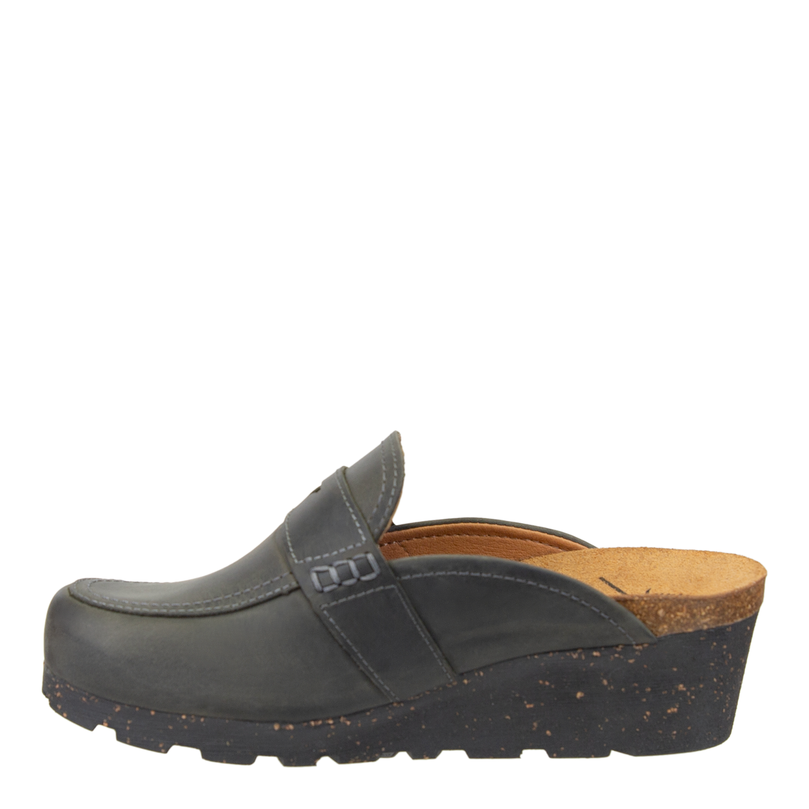 OTBT - HOMAGE in CHARCOAL Wedge Clogs