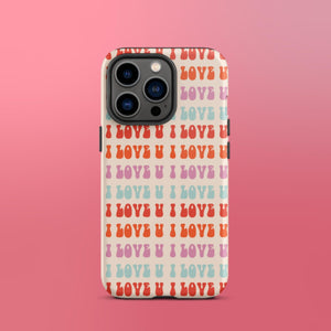 I Love U iPhone Case - KBB Exclusive Knitted Belle Boutique iPhone 13 Pro 