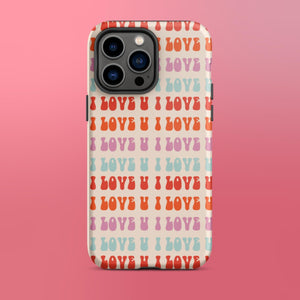 I Love U iPhone Case - KBB Exclusive Knitted Belle Boutique iPhone 14 Pro Max 
