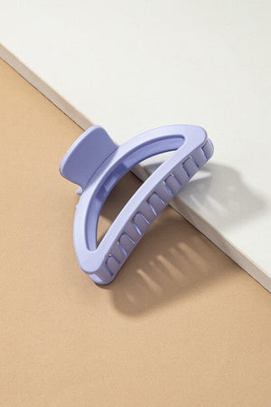 Iridescent crescent shape big claw hair clip LA3accessories Lavender one size 