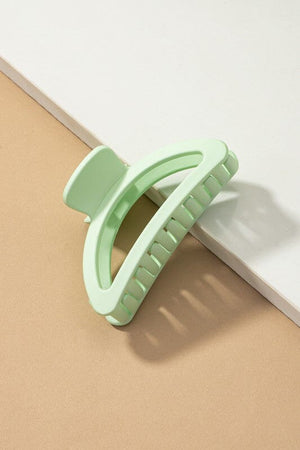 Iridescent crescent shape big claw hair clip LA3accessories Mint one size 