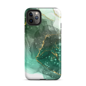 Jade Green Marble iPhone Case - KBB Exclusive Knitted Belle Boutique iPhone 11 Pro Max 