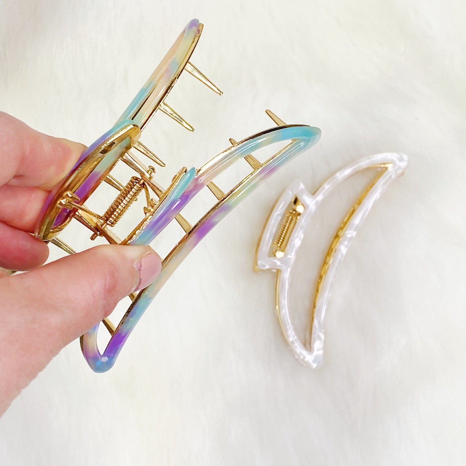 Jenna Half Moon Hair Claw Ellison+Young 