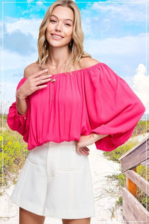 Jenna Top La Miel VIVID PINK S 