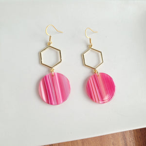 Layla Earrings - Rose Pink Spiffy & Splendid 