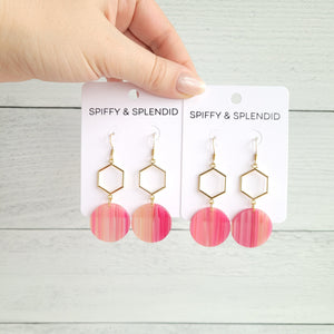Layla Earrings - Rose Pink Spiffy & Splendid 