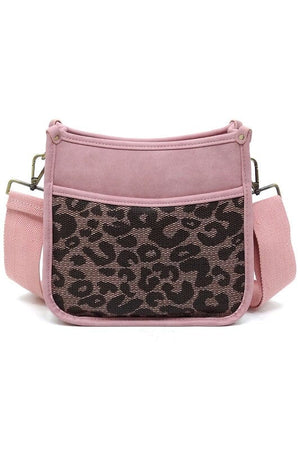 Leopard Colorblock Hobo Crossbody Bag Fashion World 