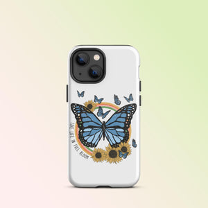 Live Life Butterfly iPhone Case - KBB Exclusive Knitted Belle Boutique iPhone 13 mini 