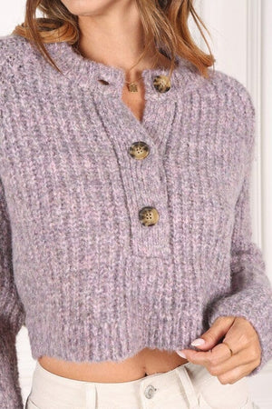 Melange multicolor sweater top Lilou 