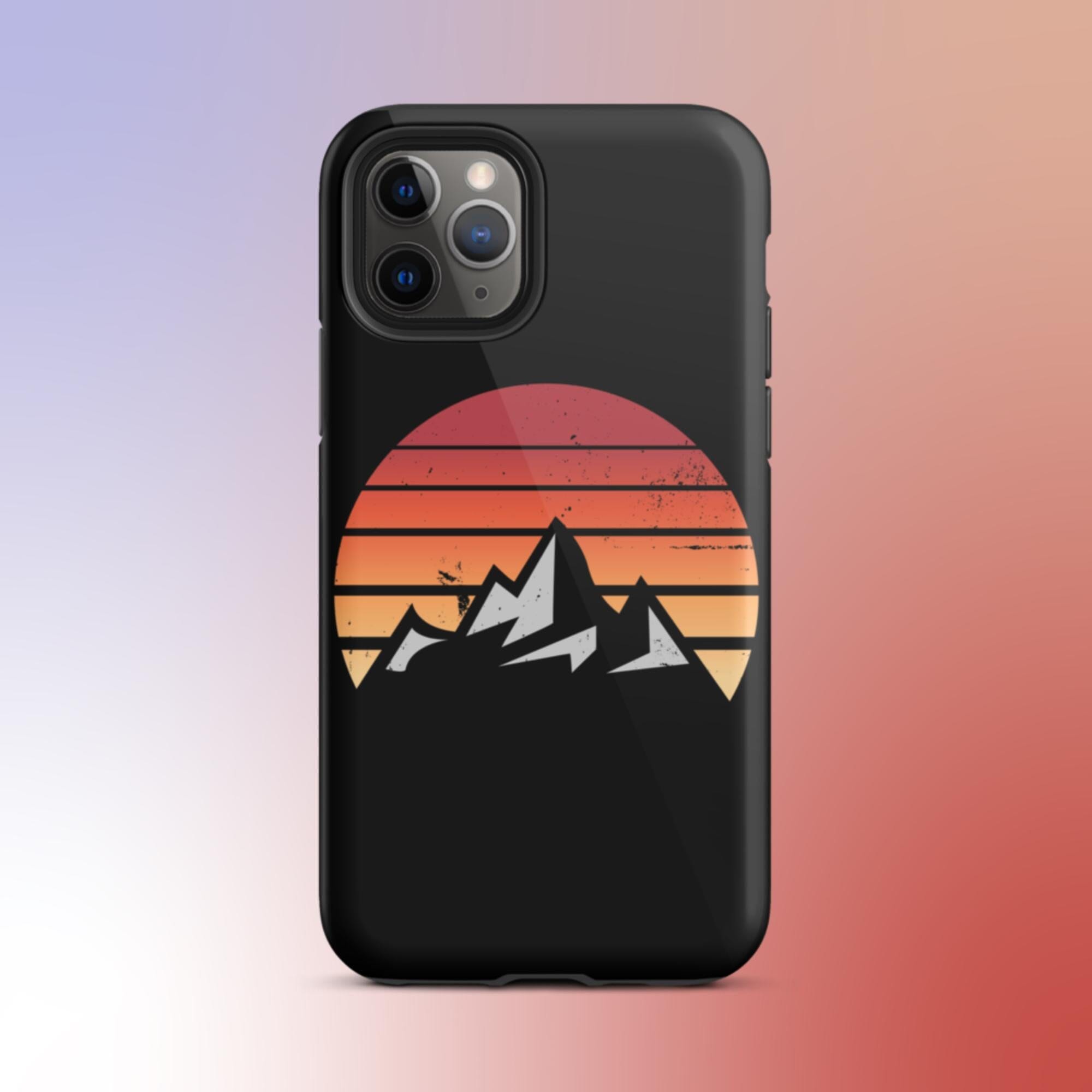 Mountain Sunset iPhone Case - KBB Exclusive Knitted Belle Boutique iPhone 11 