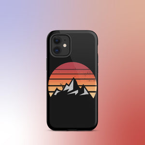 Mountain Sunset iPhone Case - KBB Exclusive Knitted Belle Boutique iPhone 12 mini 