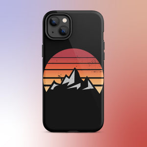 Mountain Sunset iPhone Case - KBB Exclusive Knitted Belle Boutique iPhone 14 Plus 