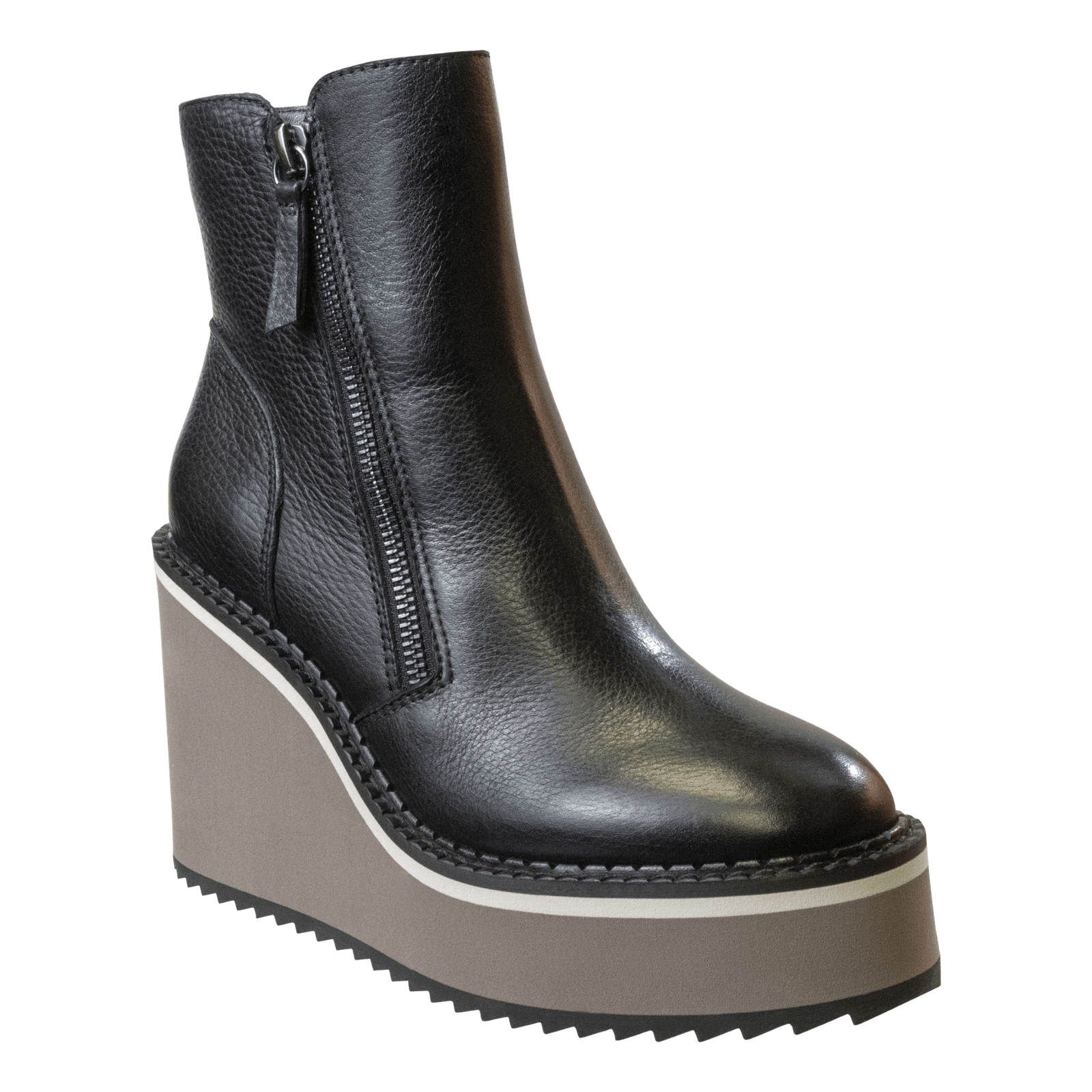 NAKED FEET - AVAIL in BLACK Wedge Ankle Boots WOMEN FOOTWEAR NAKED FEET 